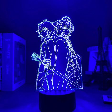 Veilleuse LED 3D Code Geass, décoration créative pour chambre d'enfant