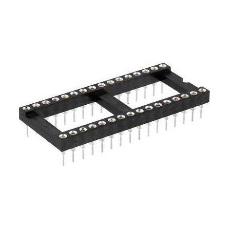 econ connect PZ32CB Support de circuits intégrés Nombre de pôles: 32 contacts de précision 1 pc(s) Tube S597892 (1/2)