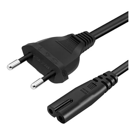 2,5 A Câble Alimentation Chargeur pour 110 310 710, 1.8M  EU Plug C7 Type C Fiche Européenne vers Prise Femelle à 2 Broches pour TV PS5 PS4 PS3 Xbox X,Speaker Récepteur DVD (1/5)