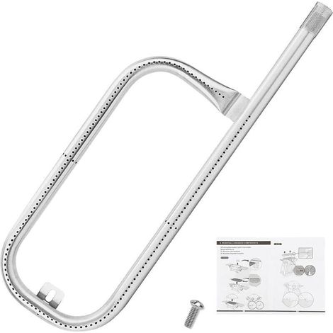 43cm Tube de Brûleur accessoires pour Weber Q100 Series Q100 Q120 Q1000 Q1200, pièce détachée pour barbecue Weber 41657 brûleur de tube en acier inoxydable 304, Partie 69957, 1 Pièce