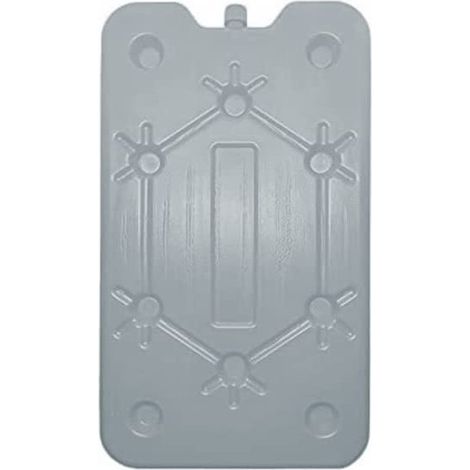 2 Tavolette ghiaccio da 400 ml per freezer, contenitori e borse termiche - Accumulatore freddo - Grigio (1/3)