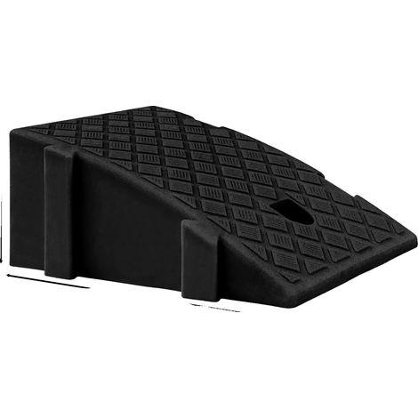 Rampes de trottoir, Capacité de charge élevée, Conception durable, noir (1/2)