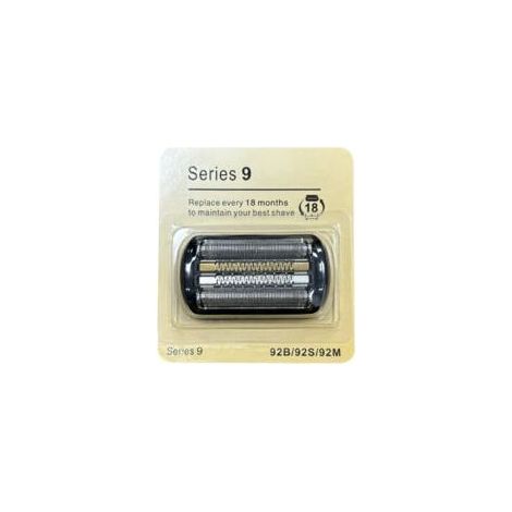 Tête de rechange pour rasoir Braun série 9, compatible avec les modèles Braun S9 9080cc, 9095cc, 9260s, 9291cc, 9296cc et 9330s, noir Crezuo (1/5)