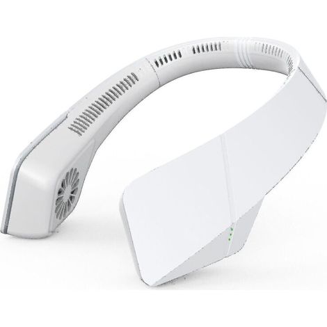 Tragbarer Nackenventilator, ultraleise und leicht, USB-aufladbar (weiß) (1/5)