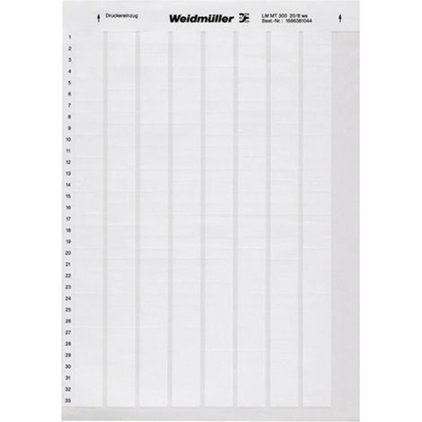 Weidmüller 1695711044-1 LM WritoOn 18X34 WS Kabel-Etikett LaserMark 12.7 x 18 mm Farbe Beschriftungs