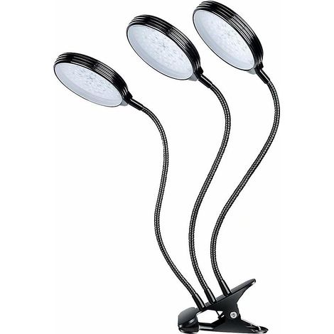 Lampe de culture LED USB avec 3 niveaux de gradation et minuterie, étanche, pour plantes