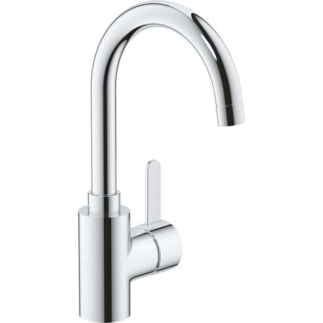 Thermostatische Waschtischarmatur Einhebelmischer mit Push-Open Auslauf – GROHE SilkMove 35mm – Chrom – 23933001 (1/2)