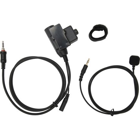 Adaptateur PTT avec clip arrière, casque radio portable Push to Talk pour Vertex VX‑6R VX‑7R (1/5)