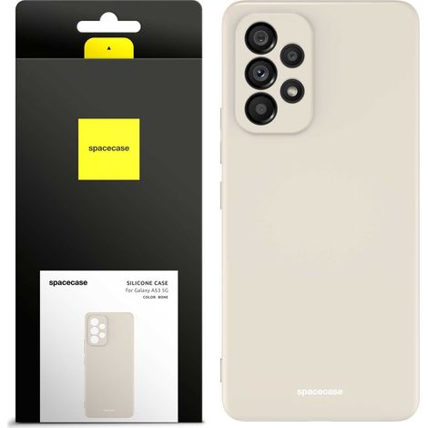 Funda de silicona Spacecase para Galaxy A53 5G color hueso (1/5)