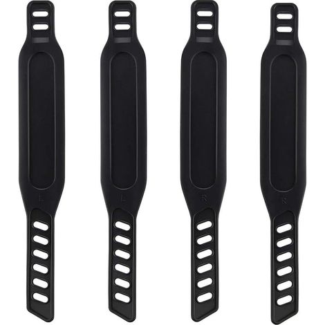 Sangles de pédales pour vélo d'appartement, sangles universelles robustes et réglables, compatibles avec la plupart des pédales de vélo d'appartement, pour la maison ou la salle de sport