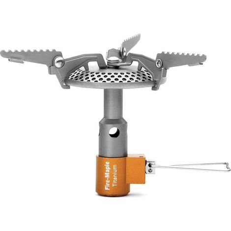 Réchaud à gaz portable pliable en titane 2300W – Ultra-léger 48g – Support antidérapant – Pour randonnée et camping - FMS-116T (1/5)