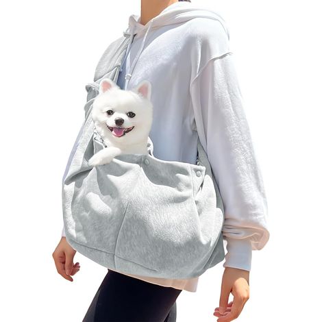 Sac de Transport pour Chien, Sac a Dos Chien, Max 6 kg, Gris Porte Chiens, Transport pour Chiens, Convient pour la Marche, Les Activités de Plein Air et la Randonnée (1/5)
