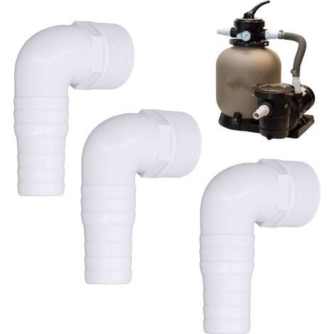 Pièces Compatible Hayward SPX1105Z3 SPX1105Z4 SPX1091Z7 Raccord Coudé 90 Degrés- (1/5)