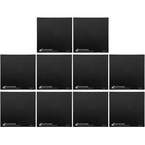 20x 3D-Druckerzubehör, 235x235mm Heizbett-Plattformaufkleber, passend für Ender-2 und Ender-3 (1/5)