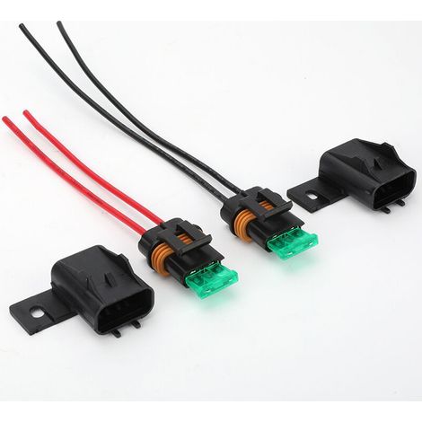 Porte-fusible étanche, fil 16AWG en option, boîte à fusibles étanche 30A avec fil, autres calibres de fil disponibles, contactez le service client pour 40A. (1/4)