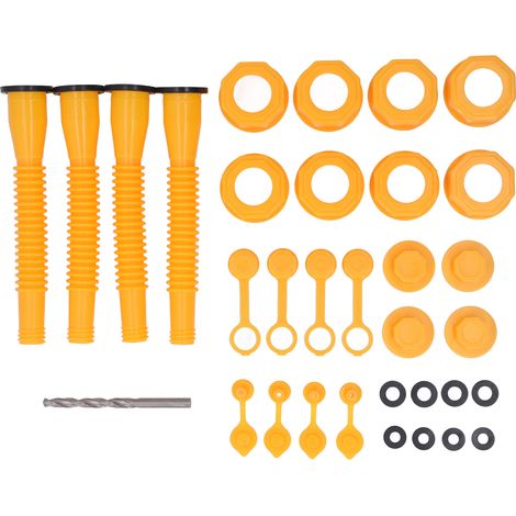 Kit de becs de canette de gaz, 4 pièces, buse Flexible étanche de remplacement pour canettes de 1 2 5 10 Gal. (1/5)