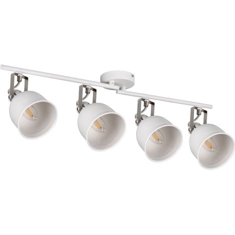 Spot plafond/mural 4xE14 réglable blanc Kanlux DERATO (1/5)