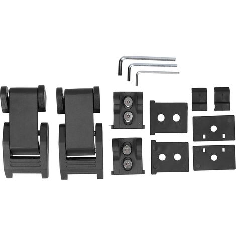 de verrouillage de capot moteur en alliage d aluminium noir (1/5)