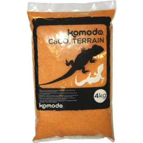 Komodo CaCo3 Sand Terrakotta - essbarer Sand für Reptilien