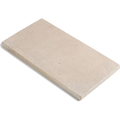 Dessus de marche Pierre de l'Atlas Beige 61x33x3 cm Bord Droit (à l'unité) - RO'MA NATURE