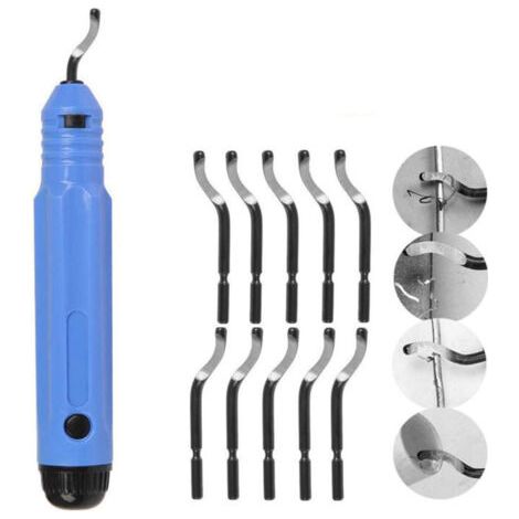 Outil d'ébavurage professionnel tête de coupe rotative BK3010 BS1010 couteau de coupe en plastique BS1018 en métal (1/4)