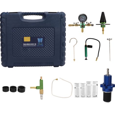 Kit de remplissage sous vide pour système de refroidissement, testeur de pression de radiateur, outil d'antigel pour la plupart des véhicules (1/5)