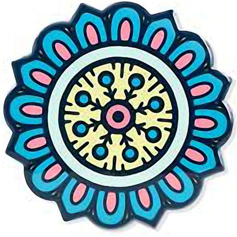 Set de 2 sous-verres mandala en céramique (1/2)