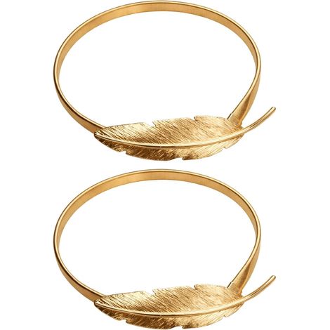 Embrasse pour Rideaux, Lot de 2 Attache Rideaux Pince en Métal, Rideau Tieback Élastique Boucle Solide pour Stores et Rideaux (1/5)