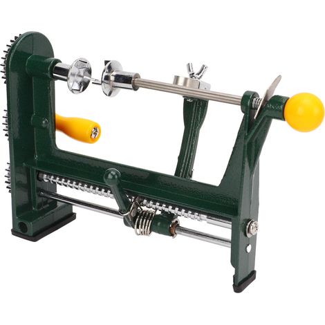 Éplucheur de pommes en acier inoxydable, épluchage rapide, résistant à l'usure, multifonction pour éplucher les poires, les oranges, les citrons et autres légumes. (1/5)