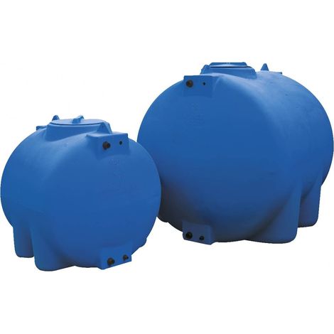 CUVE DE STOCKAGE HORIZONTALE EN PE RONDE 3000L RENSON (1/3)