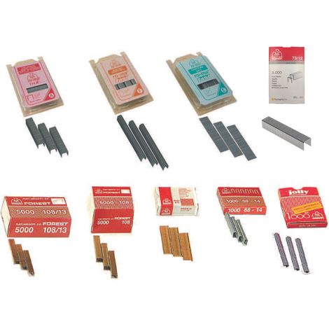 PUNTI E CHIODI PER FISSATRICI- - M 15 mm.1,65x15,2 chiodini c/testa bl pz.1.700 - 1 blister MAESTRI