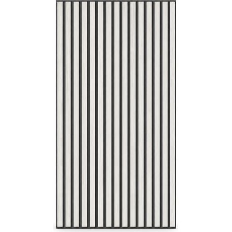 Wall-Mounted Polyester Acoustic Panel Bedroom Cinema White 60x120 cm (1/5)