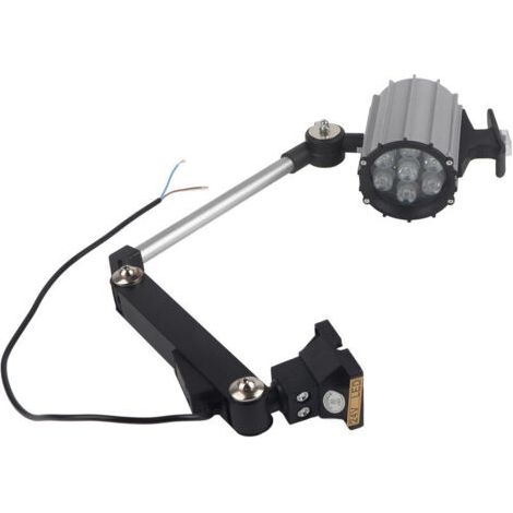 RHG Lampe de travail LED polyvalente réglable à bras Long avec Fixation à vis pour tour CNC fraiseuse 7W 24V (1/4)