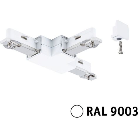 Paulmann 956.47 URail Verbinder T-Stück 104x62mm max.1000W Metall Signalweiß (1/4)