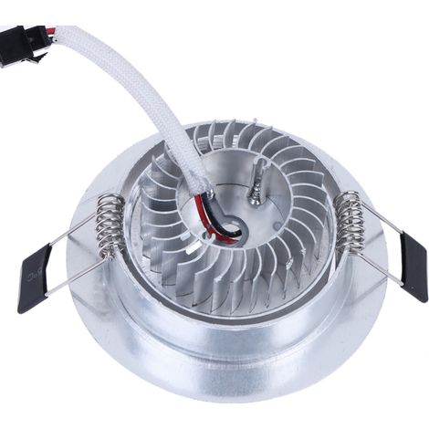 Un spot encastré LED réglable de 9 W pour armoires à bijoux d'hôtel, blanc pur 9 W. (1/5)