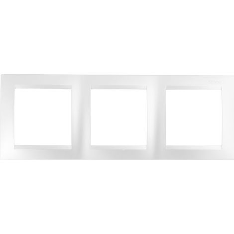 CADRE 3 ÉLÉMENTS BLANC