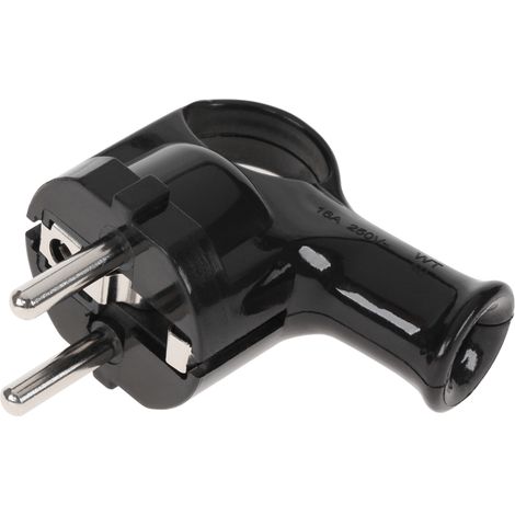 Winkelstecker mit Erdung unischuko WT-40-2