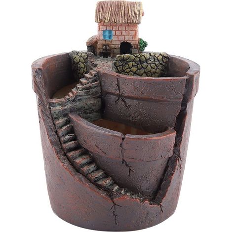 Pot de Cactus en Résine Design Moderne pour Plantes Succulentes, Déco Bureau et Jardin (1/5)