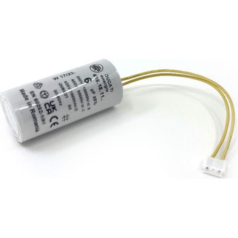 Ducati Energia – Condensateur 6µF pour moteur Bubendorff – Longueur 55mm – Durée de vie 10 000 heures – Connecteur d'origine (1/2)