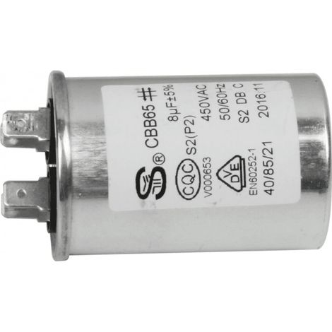 CONDENSATEUR (8UF/450V) pour PIECES TRAITEMENT DE L AIR...
