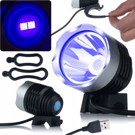 Lampada UV DualCore 8W USB Pro - Lampada LED UV con 2 diodi per la polimerizzazione di colla e resina UV potente 8W alimentazione USB (1/5)
