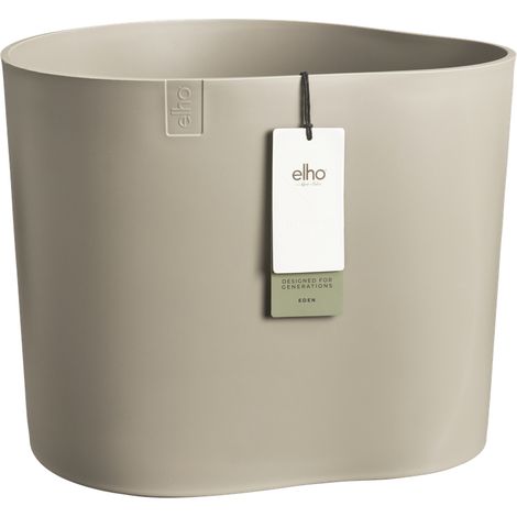 Elho Eden Aquacare Low 40 - Gris - L 44 x B 39.6 x H 35 cm - intérieurextérieur - 100% recyclé (1/3)
