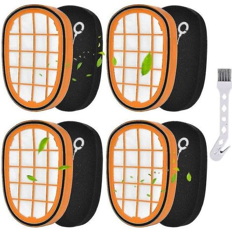 Philips Speedpro Max Aqua FC6812 FC6813 Handheld Computer Filter Pack of 4 (1/5)