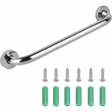 Barres d'Appui de Salle de Bain Poignée de Baignoire de Salle de Bain Acier Inoxydable Poignée de Baignoire Senior Poignée de Douche Barres de Sécurité pour Enceintes Handicapés Personnes Agée (1/5)