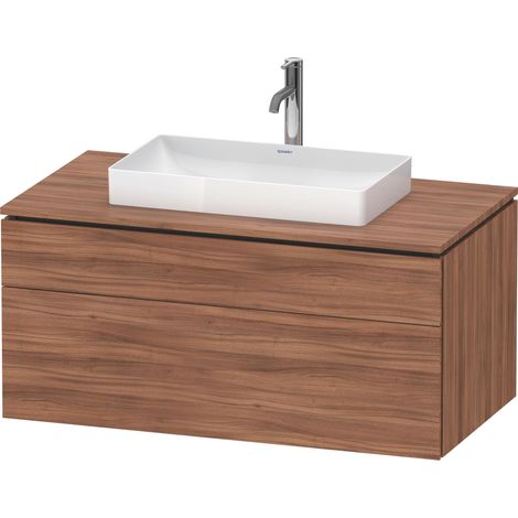 Duravit L-Cube Meuble sous-lavabo en console suspendu, avec plan