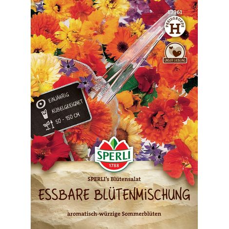 Essbare Blütenmischung SPERLI's Blütensalat - Blumensamen (1/2)