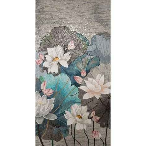 Mosaïque Lillies – 110×220 cm (1/5)