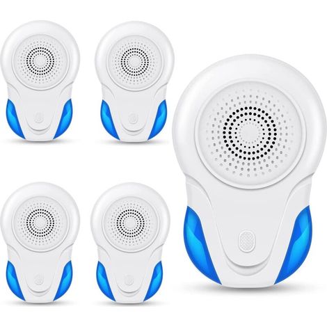 4pcs Répulsif à Ultrason Antiparasitaire, Ultrason Souris Répulsif à Souris, Intérieur Répulsif Anti Moustique Ultrason (1/4)