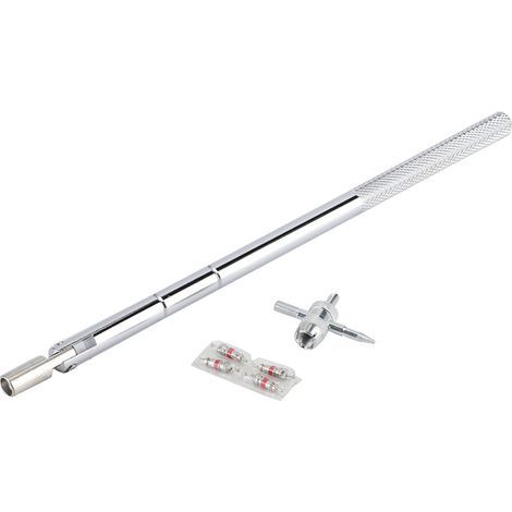 Ventilschaft-Einbauwerkzeug, 10,5 Zoll, Reifenreparaturset mit 5 Lösungsmitteln (6-teilig) (1/5)