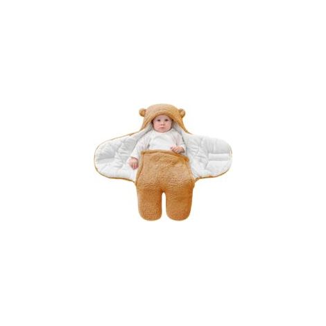 Tigrezy-Couverture D'Emmaillotage pour Bébé Unisexe, Sac de Couchage Nid d'ange Puériculture, Gigoteuse Emmaillotage à Capuche S(1-3 Mois)